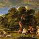 Landscape with nymphs and satyrs