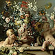 © Residenzgalerie Salzburg, Illustration Fotostudio Ulrich Ghezzi, Oberalm Flowers in a vase with two putti