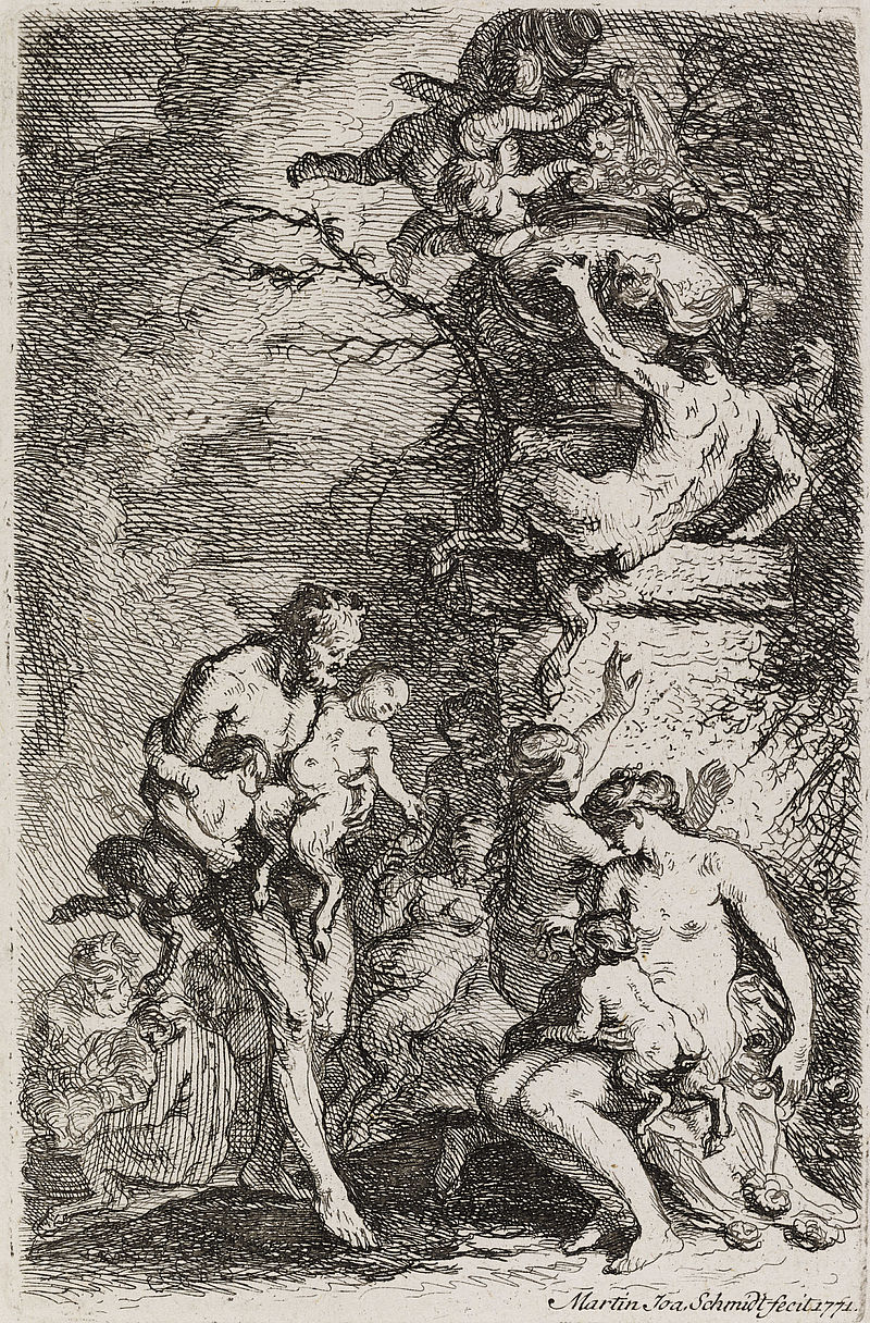 The rearing of satyrs’ children