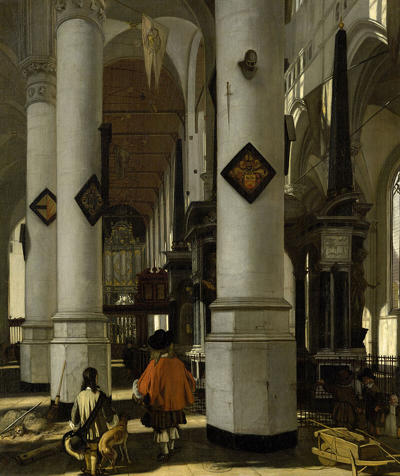 © Residenzgalerie Salzburg, Aufnahme Fotostudio Ulrich Ghezzi, Oberalm Innenansicht der Nieuwe Kerk in Delft