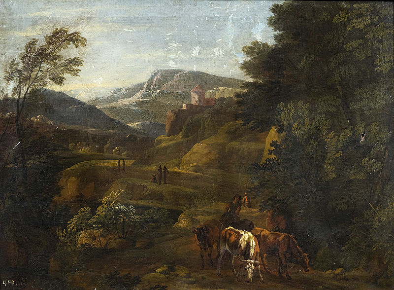 Landscape with Sheperd and Cows