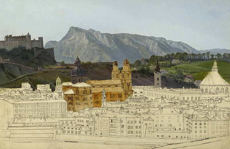 © Residenzgalerie Salzburg, Illustration Fotostudio Ulrich Ghezzi, Oberalm The Rudolfskai in Salzburg