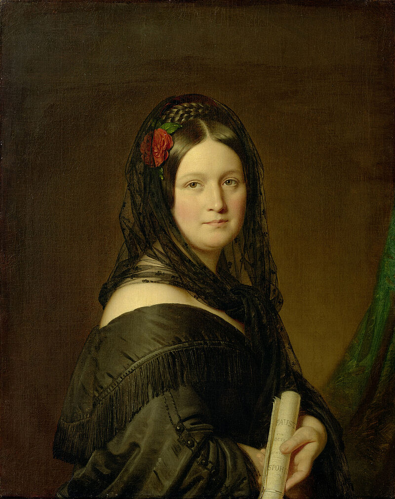 © Residenzgalerie Salzburg, Illustration Fotostudio Ulrich Ghezzi, Oberalm Beatrix Anna Josefa Einsle, née Weninger (24.6.1835 married Anton Einsle in Ofen; d 5.4.1882 aged 67)
Residenzgalerie Salzburg (in memoriam Roman Szalay - Donated by Anna Szalay)