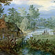 © Residenzgalerie Salzburg, Illustration Fotostudio Ulrich Ghezzi, Oberalm Village Landscape with Figures and Cows