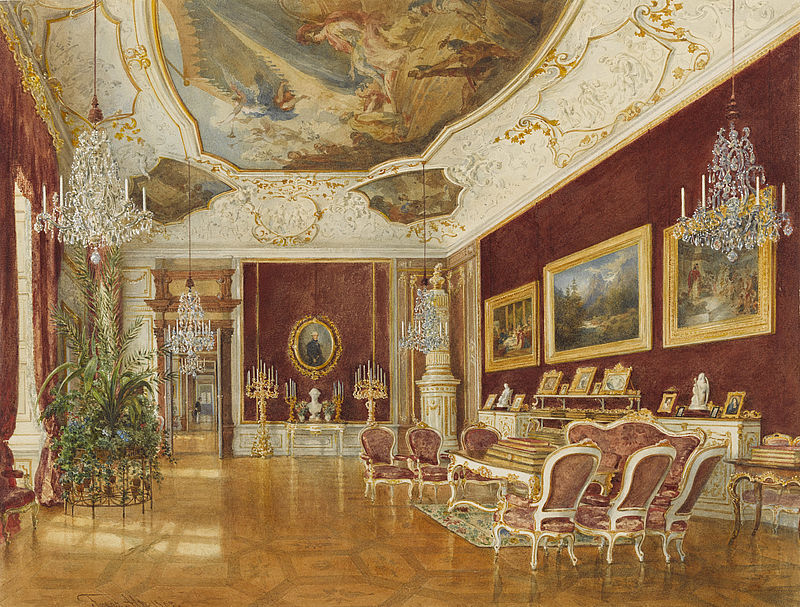 Interior of the Salzburg Residenz