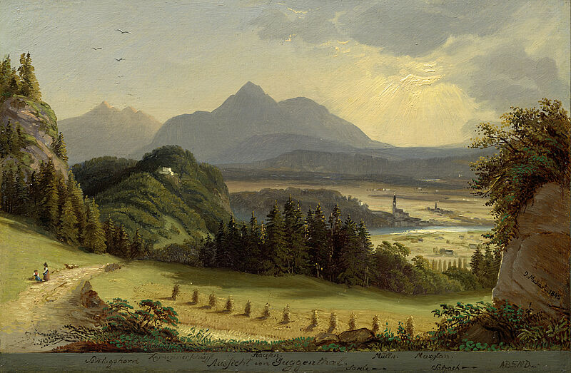 © Residenzgalerie Salzburg, Illustration Fotostudio Ulrich Ghezzi, Oberalm View from Guggental