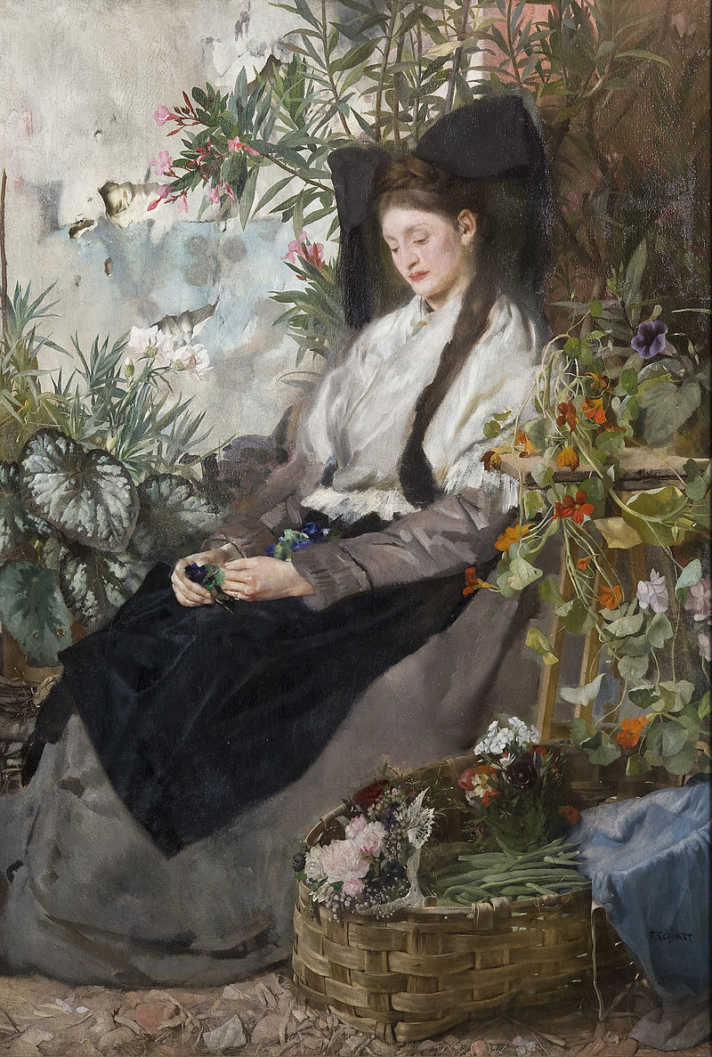 Regina Sophie Karoline Schider, geb. Kirchdorffer, gen. Lina (1854–1927) in der Tracht des Markgräflerlandes