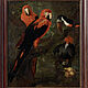 © Residenzgalerie Salzburg, Illustration Fotostudio Ulrich Ghezzi, Oberalm Parrots (scarlet macaw, grey parrot and toucan)