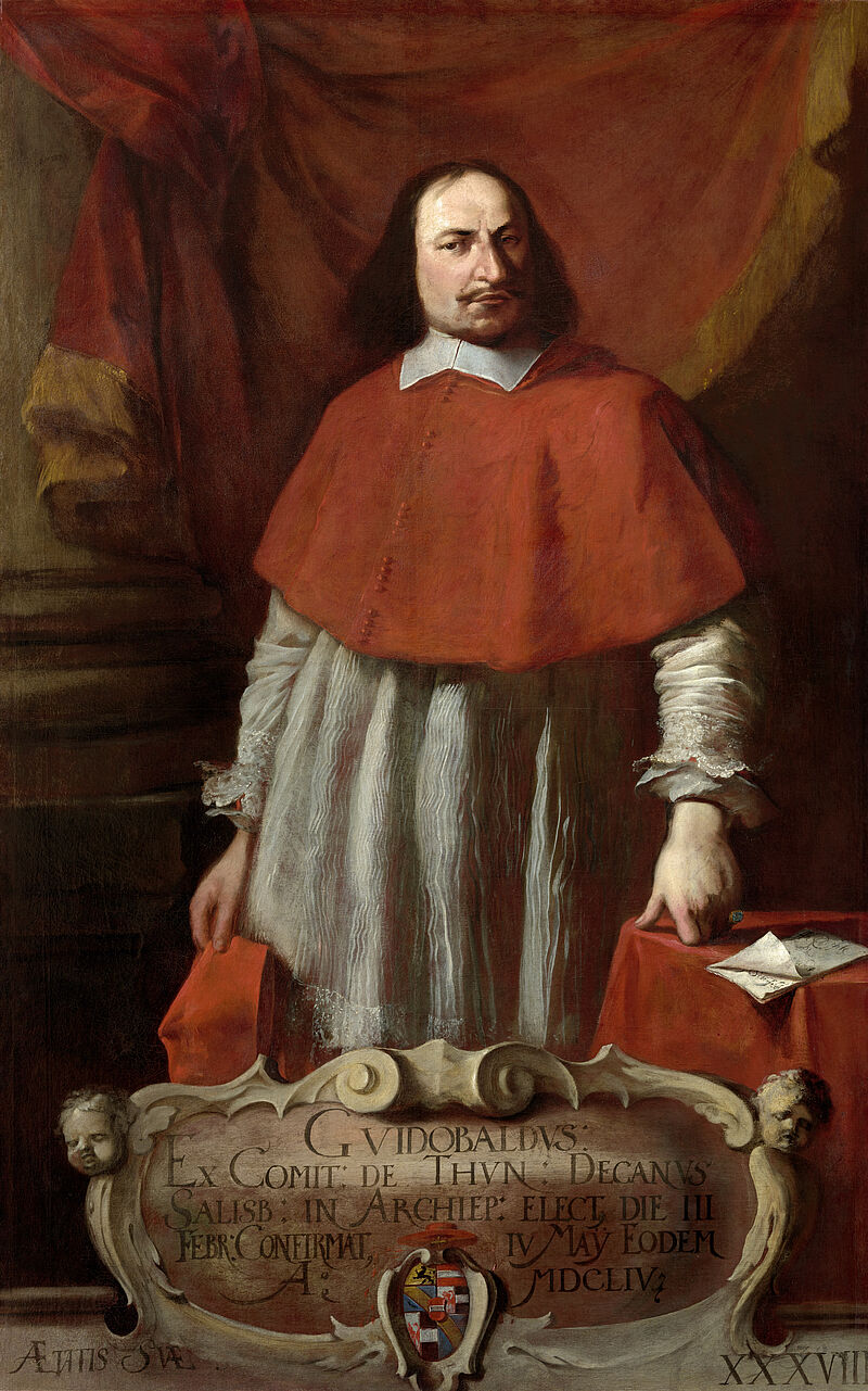 © Residenzgalerie Salzburg, Illustration Fotostudio Ulrich Ghezzi, Oberalm Count Guidobald Thun (1616 Castelfondo-1668 Salzburg), Prince-Archbishop of Salzburg (1654-1668)