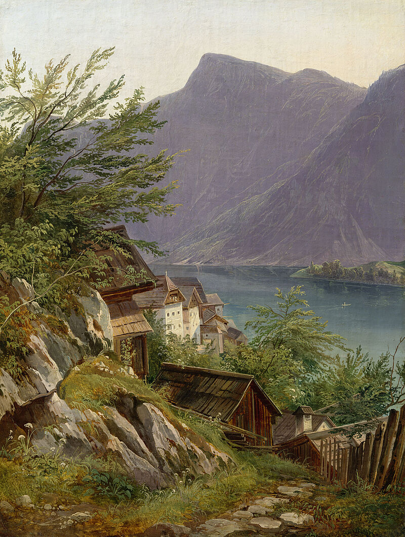 © Residenzgalerie Salzburg, Illustration Fotostudio Ulrich Ghezzi, Oberalm View of Hallstatt
