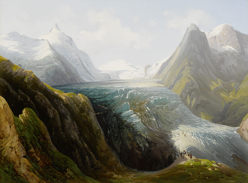 © Residenzgalerie Salzburg, Illustration Fotostudio Ulrich Ghezzi, Oberalm The Grossglockner Mountain with the Pasterze Glacier