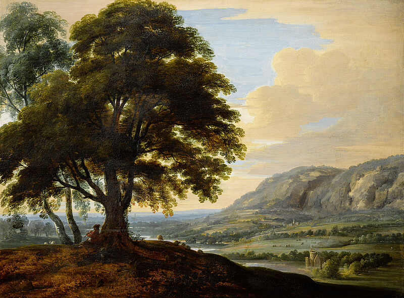 © Residenzgalerie Salzburg, Illustration Fotostudio Ulrich Ghezzi, Oberalm Landscape with shepherd