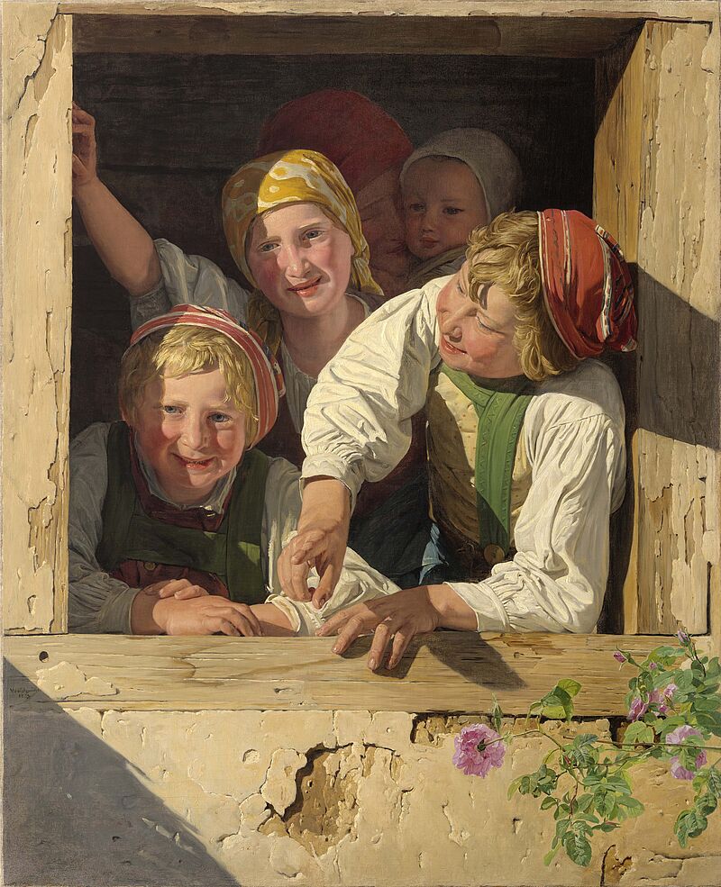 © Residenzgalerie Salzburg, Illustration Fotostudio Ulrich Ghezzi, Oberalm Children at the Window