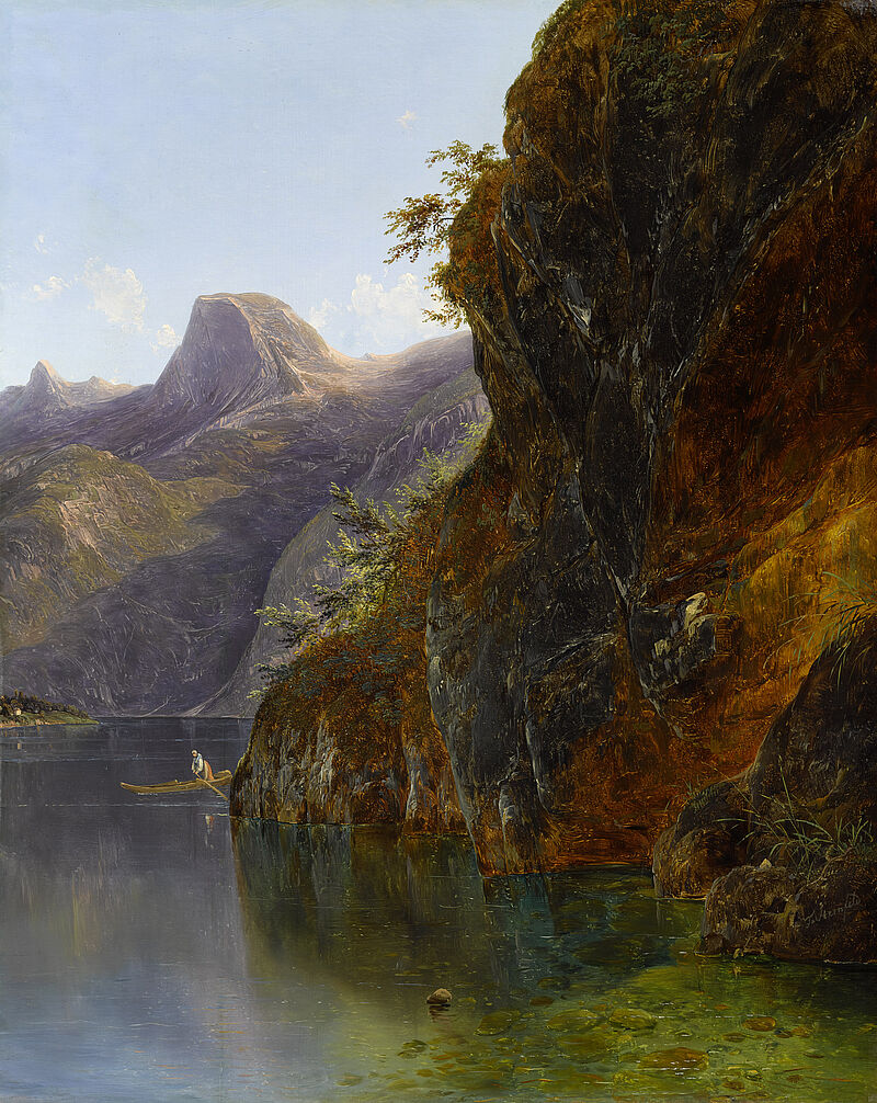© Residenzgalerie Salzburg, Illustration Fotostudio Ulrich Ghezzi, Oberalm Dachstein with Lake Hallstatt