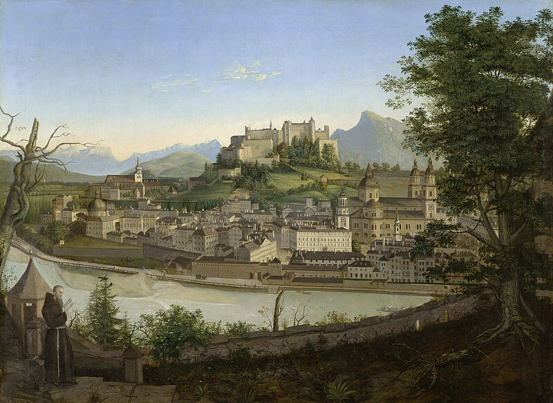 © Residenzgalerie Salzburg, Illustration Fotostudio Ulrich Ghezzi, Oberalm View of Salzburg