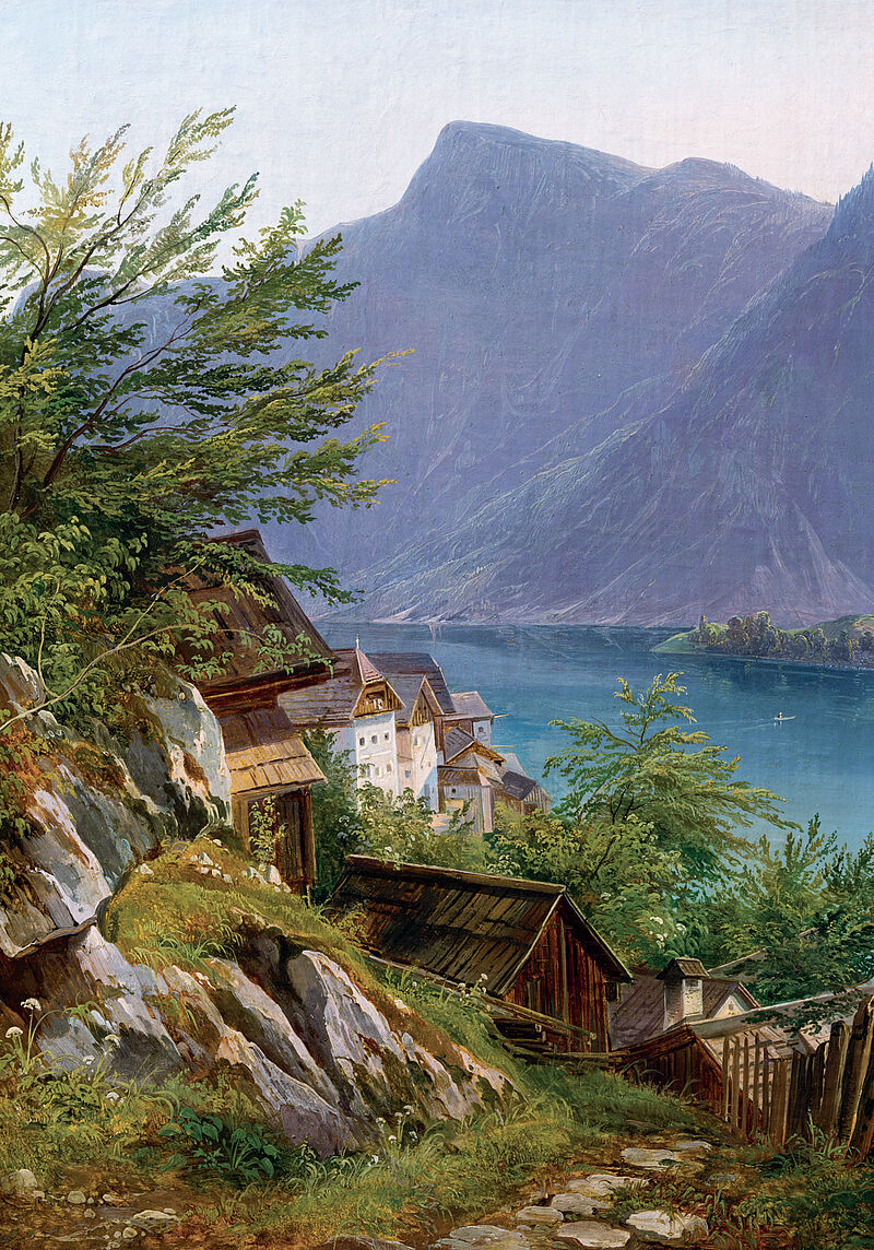 © Residenzgalerie Salzburg, Illustration Fotostudio Ulrich Ghezzi, Oberalm View of Hallstatt