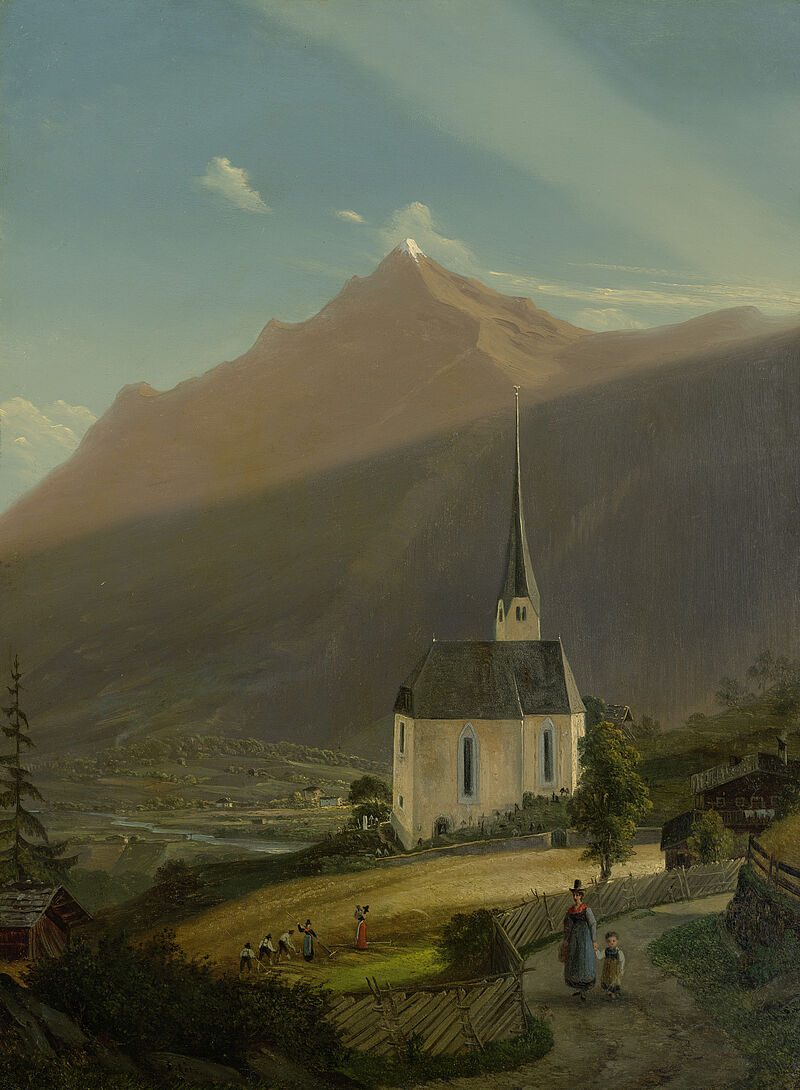 © Residenzgalerie Salzburg, Illustration Fotostudio Ulrich Ghezzi, Oberalm St Nicholas Church in Badgastein