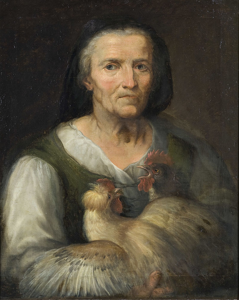 © Residenzgalerie Salzburg, Illustration Fotostudio Ulrich Ghezzi, Oberalm Peasant Woman with Chickens