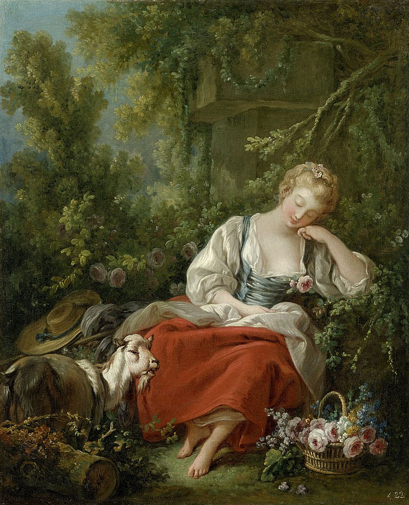 © Residenzgalerie Salzburg, Illustration Fotostudio Ulrich Ghezzi, Oberalm La Rêveuse – Dreaming Shepherdess