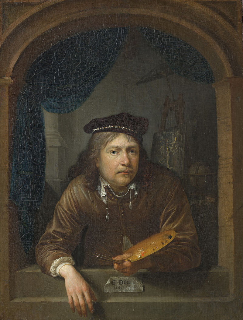© Residenzgalerie Salzburg, Illustration Fotostudio Ulrich Ghezzi, Oberalm Self-portrait in a Window