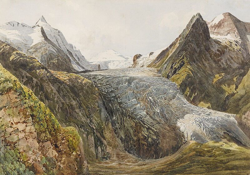 © Residenzgalerie Salzburg, Illustration Fotostudio Ulrich Ghezzi, Oberalm Grossglockner with the Pasterze Glacier