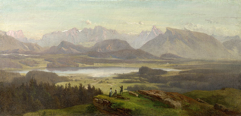 View of Untersberg and Göll