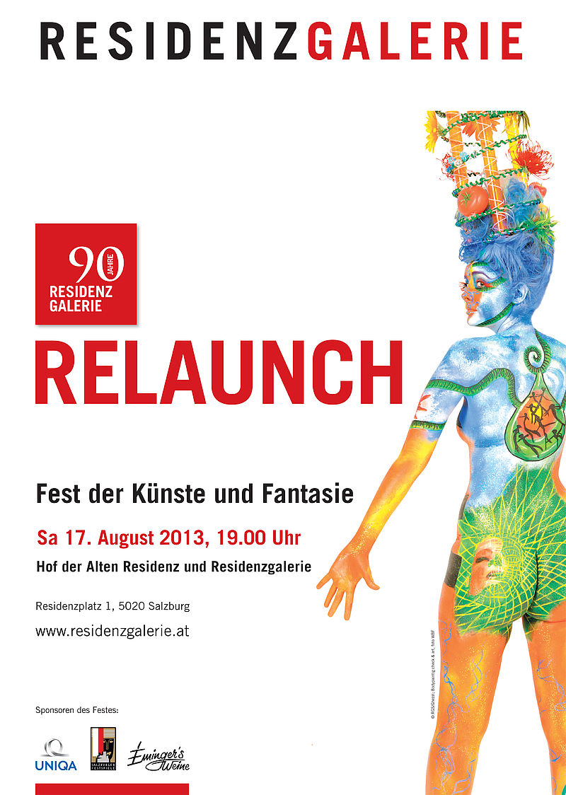 RELAUNCH. Fest der Künste und Fantasie. 90 JAHRE RESIDENZGALERIE - digital