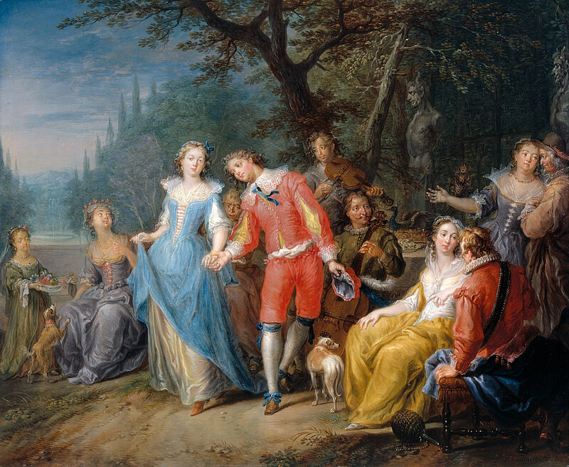 © Residenzgalerie Salzburg, Illustration Fotostudio Ulrich Ghezzi, Oberalm Dance in the Park