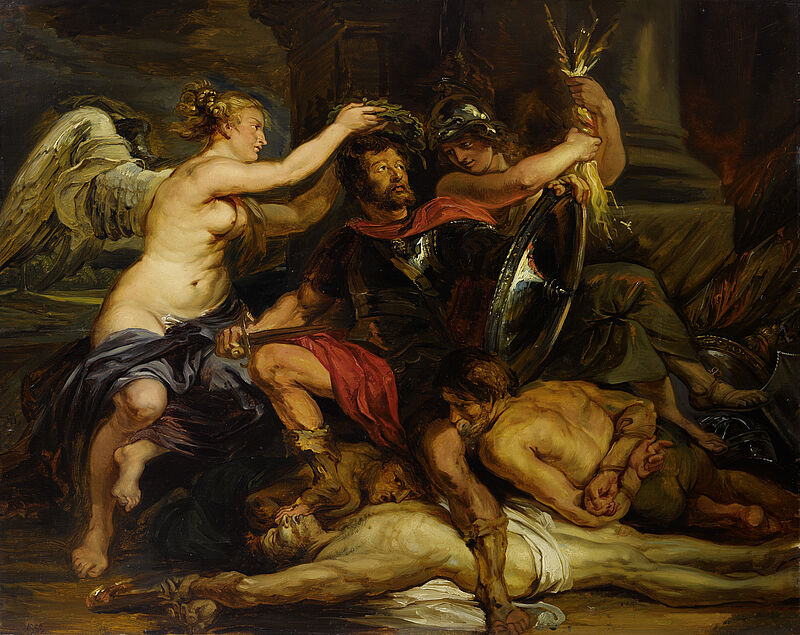 © Residenzgalerie Salzburg, Illustration Fotostudio Ulrich Ghezzi, Oberalm Crowning the victor (Copy after Peter Paul Rubens (1577–1640), “Crowning the victor”)