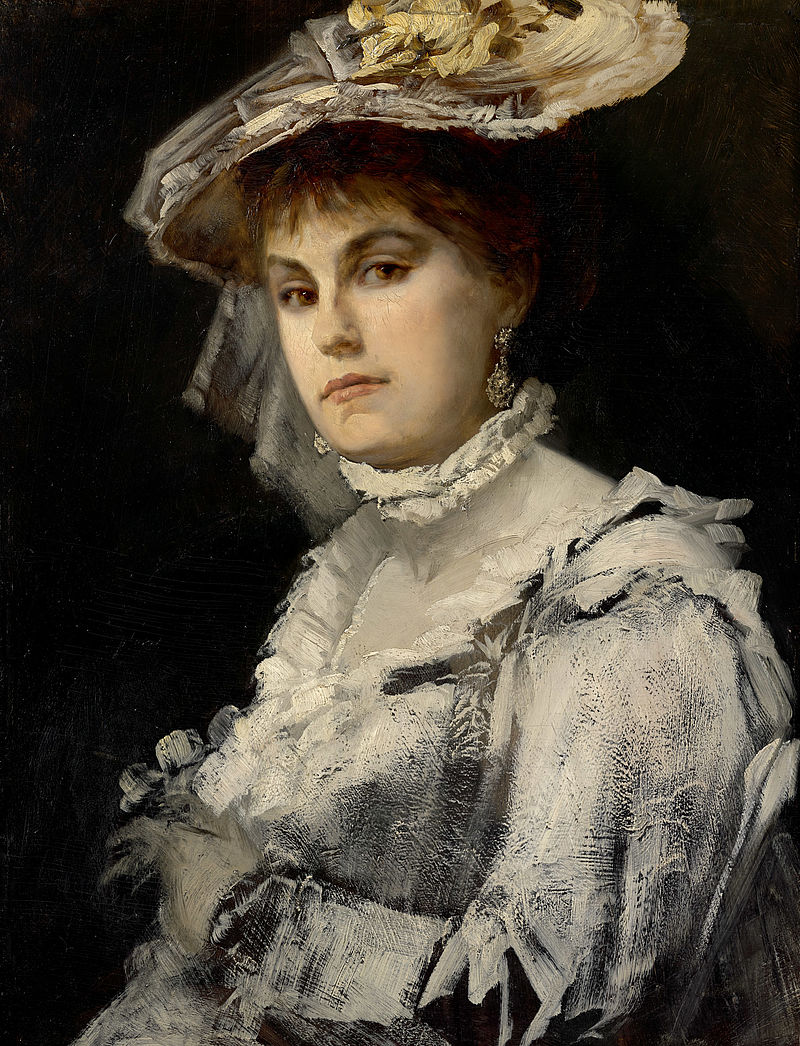 Amalie Makart, née Roithmayr (1846 Munich-1873 Munich), The Artist`s First Wife,∞ 07.11.1868