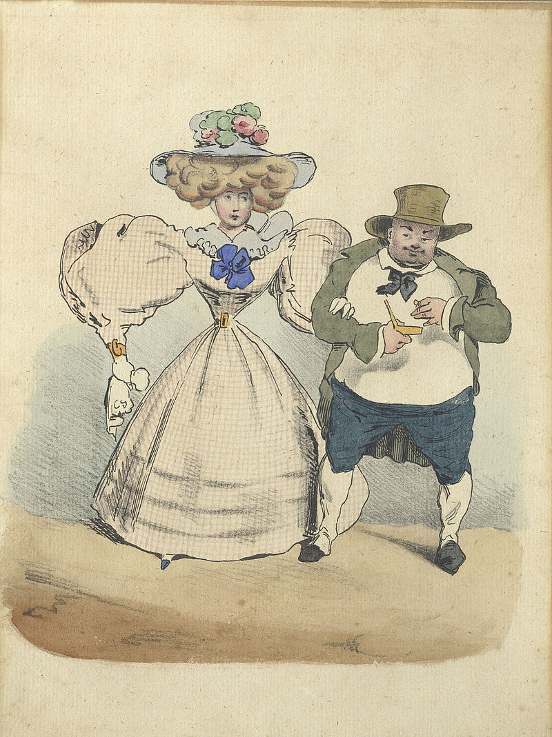 © Residenzgalerie Salzburg, Illustration Fotostudio Ulrich Ghezzi, Oberalm Lady and Gentleman – caricature
Residenzgalerie Salzburg (in memoriam Roman Szalay - Donated by Anna Szalay)