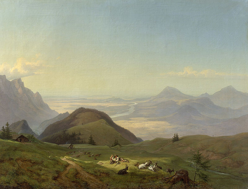 © Residenzgalerie Salzburg, Illustration Fotostudio Ulrich Ghezzi, Oberalm View from the Rossfeld over Salzburg