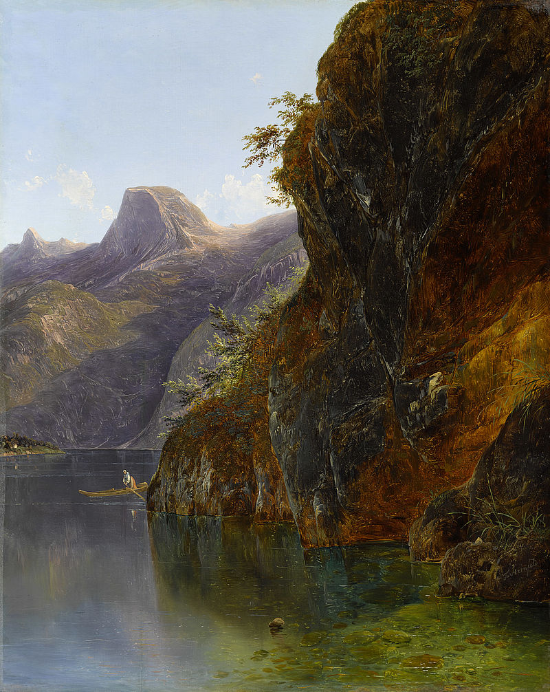 © Residenzgalerie Salzburg, Illustration Fotostudio Ulrich Ghezzi, Oberalm Dachstein with Lake Hallstatt