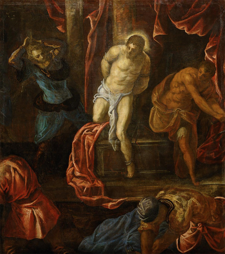 Tintoretto, Flagellazione di Cristo, 1585/90 ca.  © KHM-Museumsverband