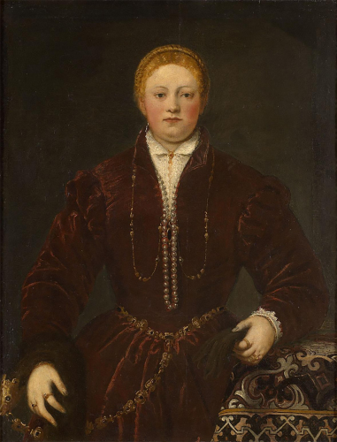 Tintoretto, Bildnis einer jungen Dame, um 1553/55  © KHM-Museumsverband