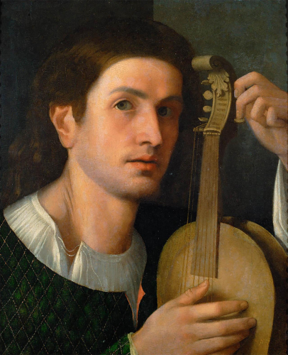 Venetian, Lira da Braccio Player, c. 1515 © KHM-Museumsverband